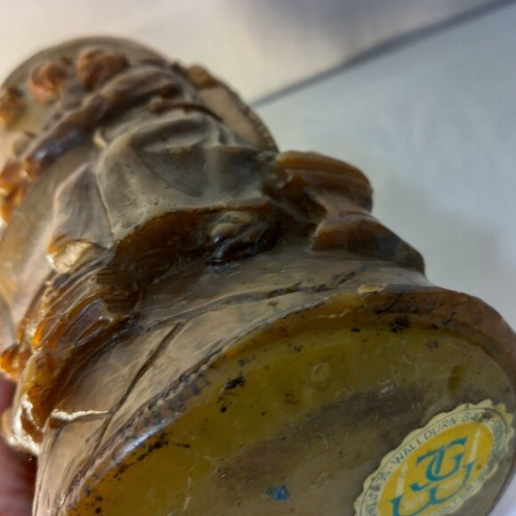 Walldurn Baden Johan Gunter Pillar Candle Carved Trappist Monks Brewery Beer Keg - Picture 15 of 15